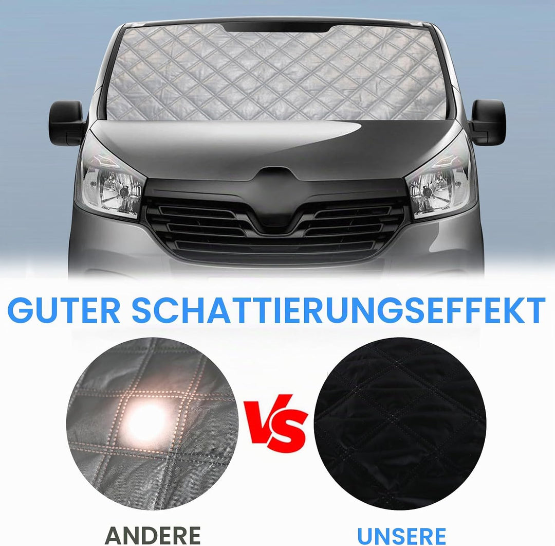 8PCS Technology Thermomatte Ersatz für Renault Trafic LWB 2001-2014, Ersatz für Opel Vivaro LWB 2001