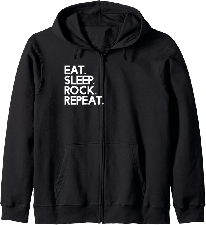 Eat Sleep rock Repeat - Music Kapuzenjacke