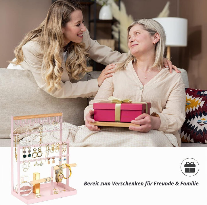ProCase Schmuckständer Schmuckhalter für Ohrring Ohrstecker Ketten Schmuck Organizer Jewelry Ständer