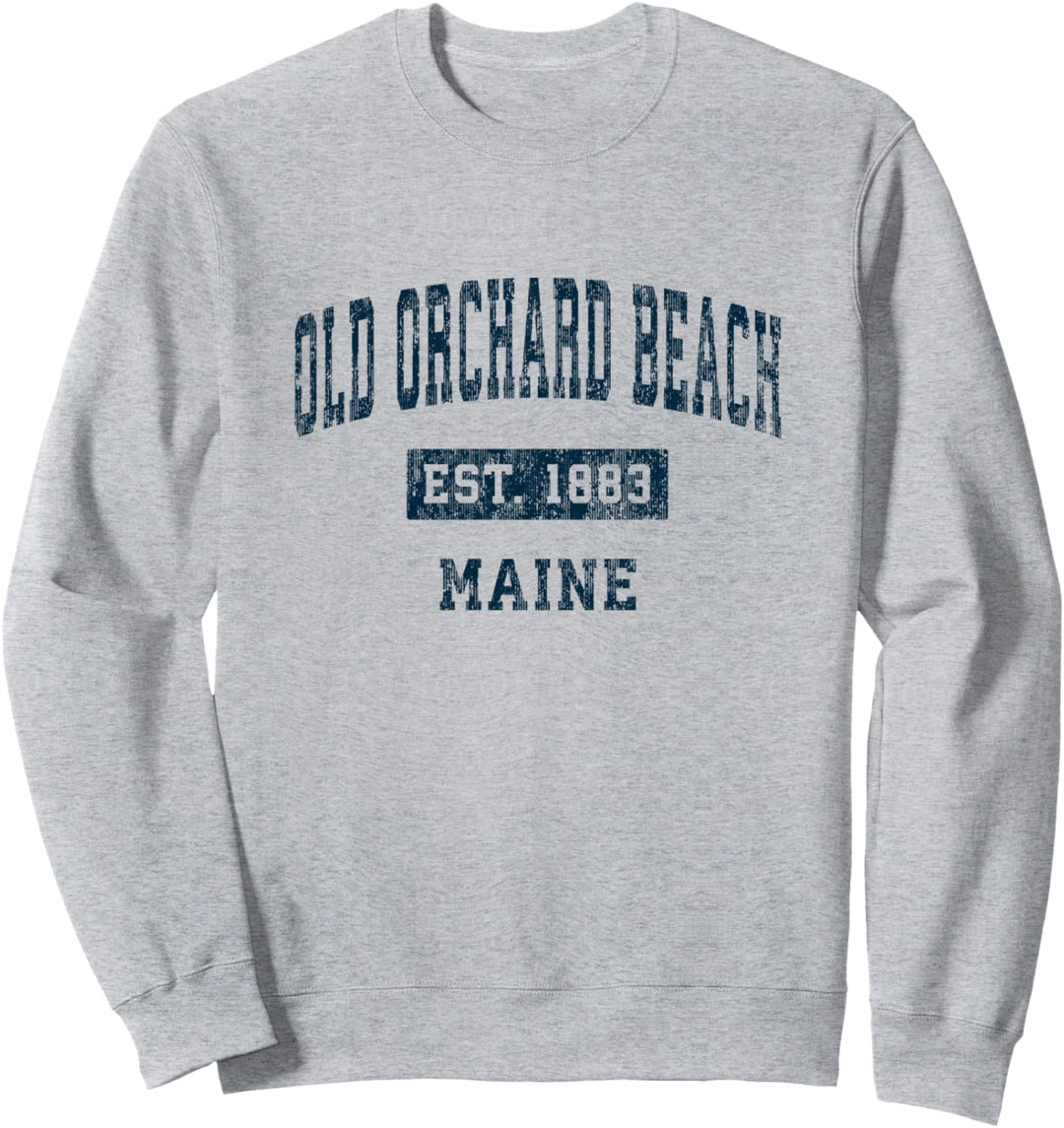 Old Orchard Beach Maine ME Vintage-Sport-Design, marineblau Sweatshirt