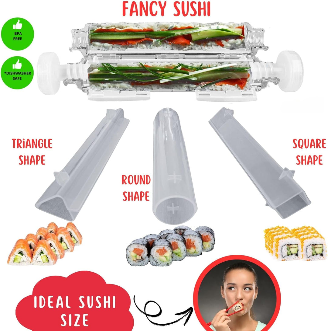 Sushi Maker Komplett-Set Sushi Maker Sushi Maker Set Sushi Maker Set mit Bambusmatte Japanisches Mes