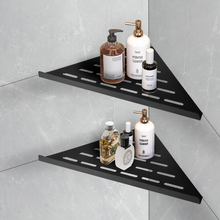 Duschablage Eckablage 304 Edelstahl ohne Bohren Duschkorb Shampoo Halter Wandmontage für Badezimmer