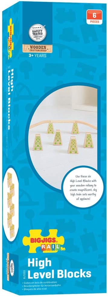 Bigjigs Rail Brückenpfeiler Für Holzeisenbahn (Pack von 6)