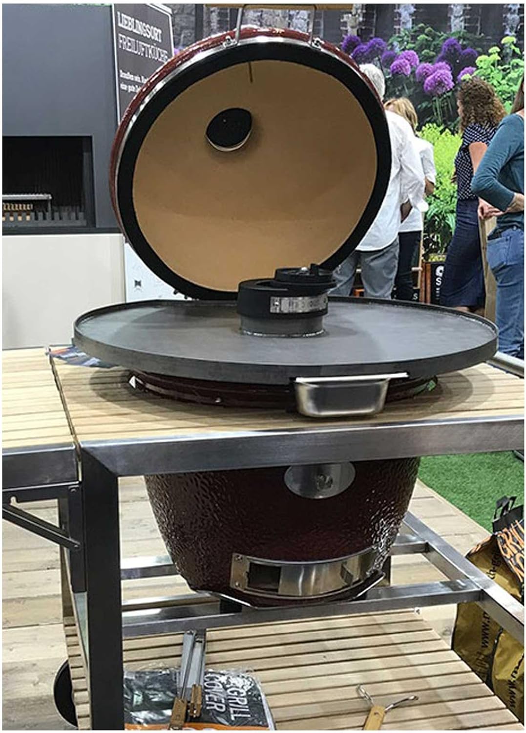 Monolith Classic Feuerplatte Plancha 207020 Keramikgrill Grillplatte Grillring Ø 740 mm, Ø 740 mm