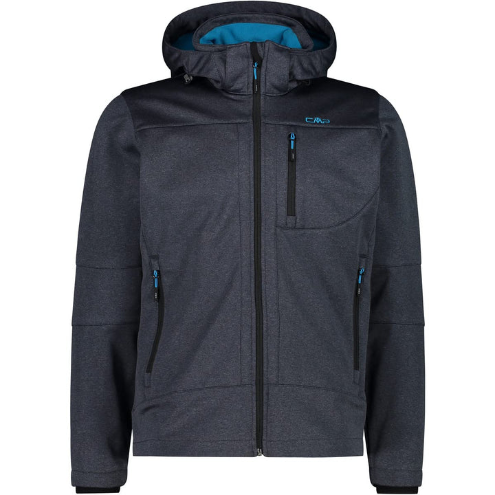 CMP Herren Zip Kapuzenjacke 48 Titan Mel., 48 Titan Mel.