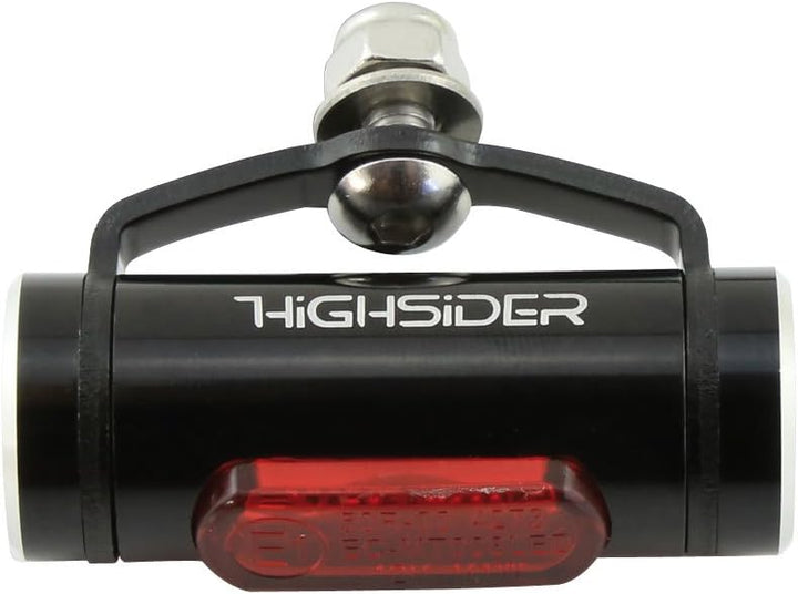 HIGHSIDER Conero Typ 1 Motorrad LED Rücklicht, E-geprüft (Rot), Rot