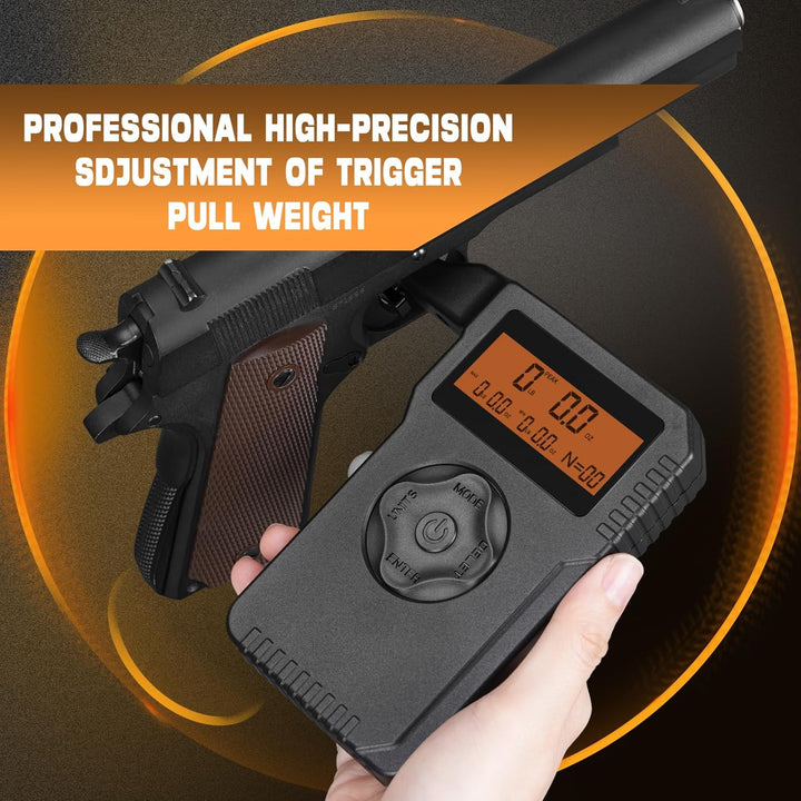 BOOSTEADY Digitaler Auslöse-Zugmesser für genaue Messwerte Auslöse-Zugmessgerät mit LCD-Display (Zwe