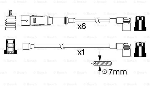 Bosch 0986356336 - Zündleitung - 1 Stück