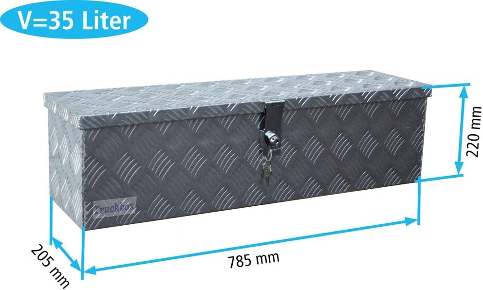 Truckbox D035 + MON2012 Montagesatz, Werkzeugkasten mit Montagesatz, Deichselbox, Transportbox