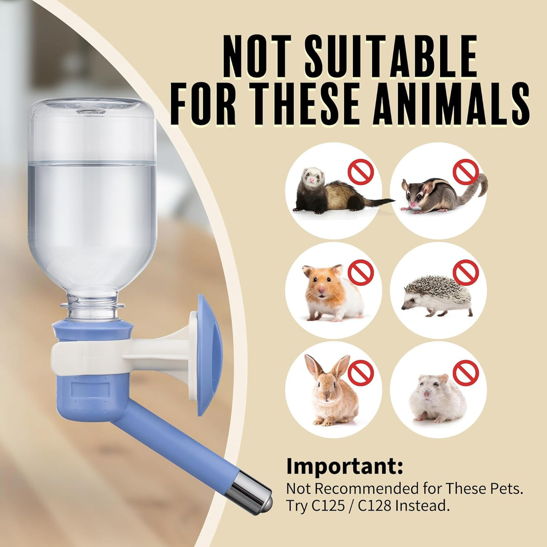 Choco Nose Patentierte tropffreie Wasserflasche für Hunde, Katzen und andere kleine, mittelgrosse Ti
