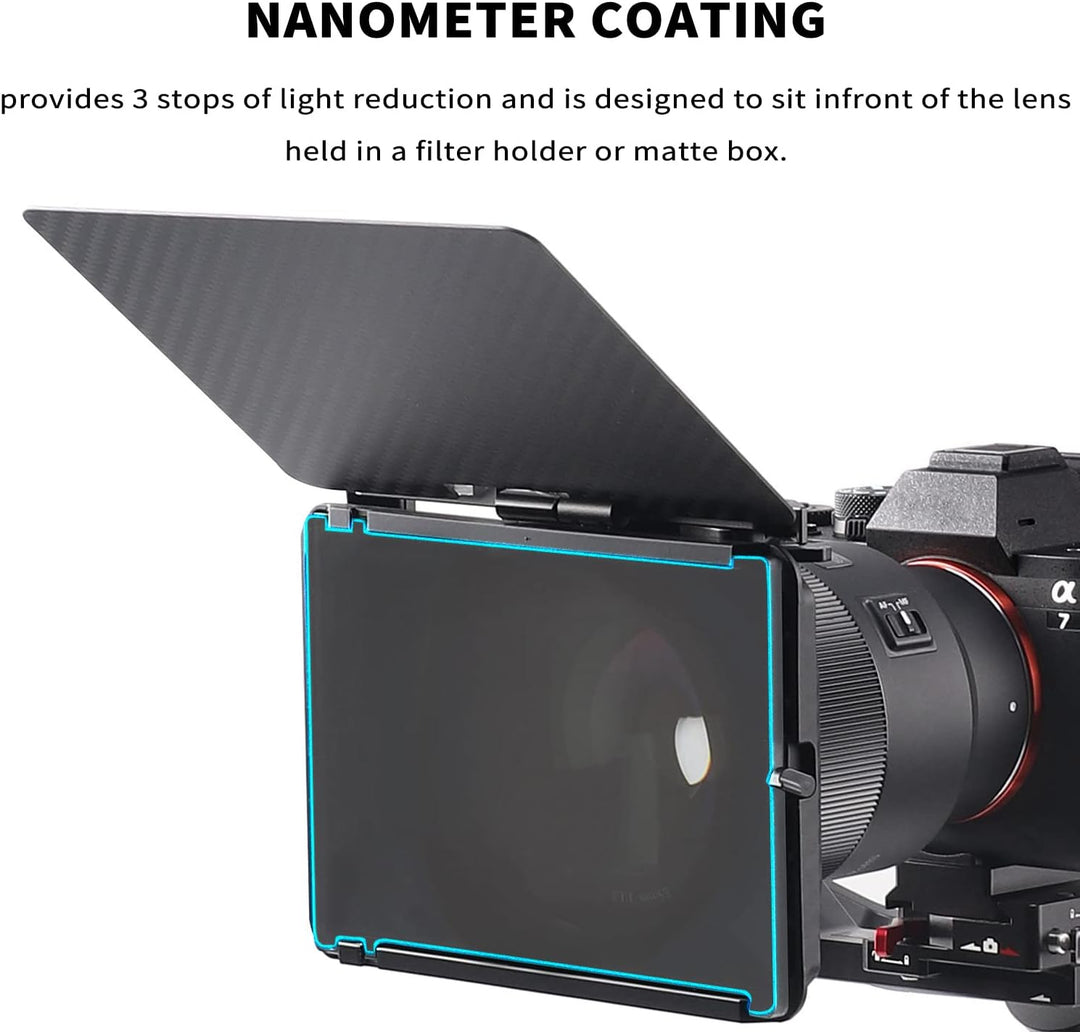 FOTGA Nano 4x5.65 ND8 Neutral Graufilter Rechteckfilter aus Optisches Glas, ND0.9 (3 Stopps) Cinema