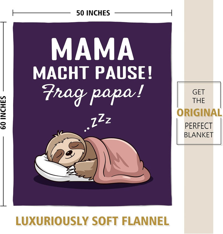 Geschenke für Mama zu Weihnachten, Mama Geschenk Weihnachten und Geburtstag – Kuscheldecke, Mutter G