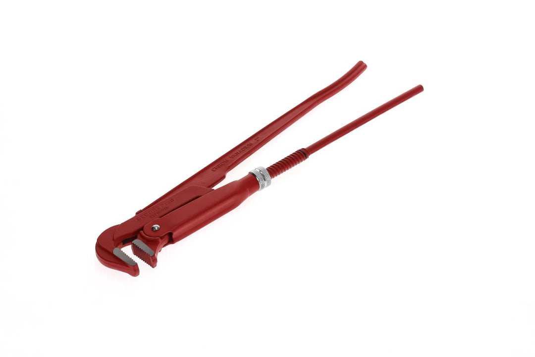 GEDORE red 90degree abgewinkelte Rohrzange, Spannweite 67 mm/2 Zoll, schwedisch, massiv, Zahnung ver