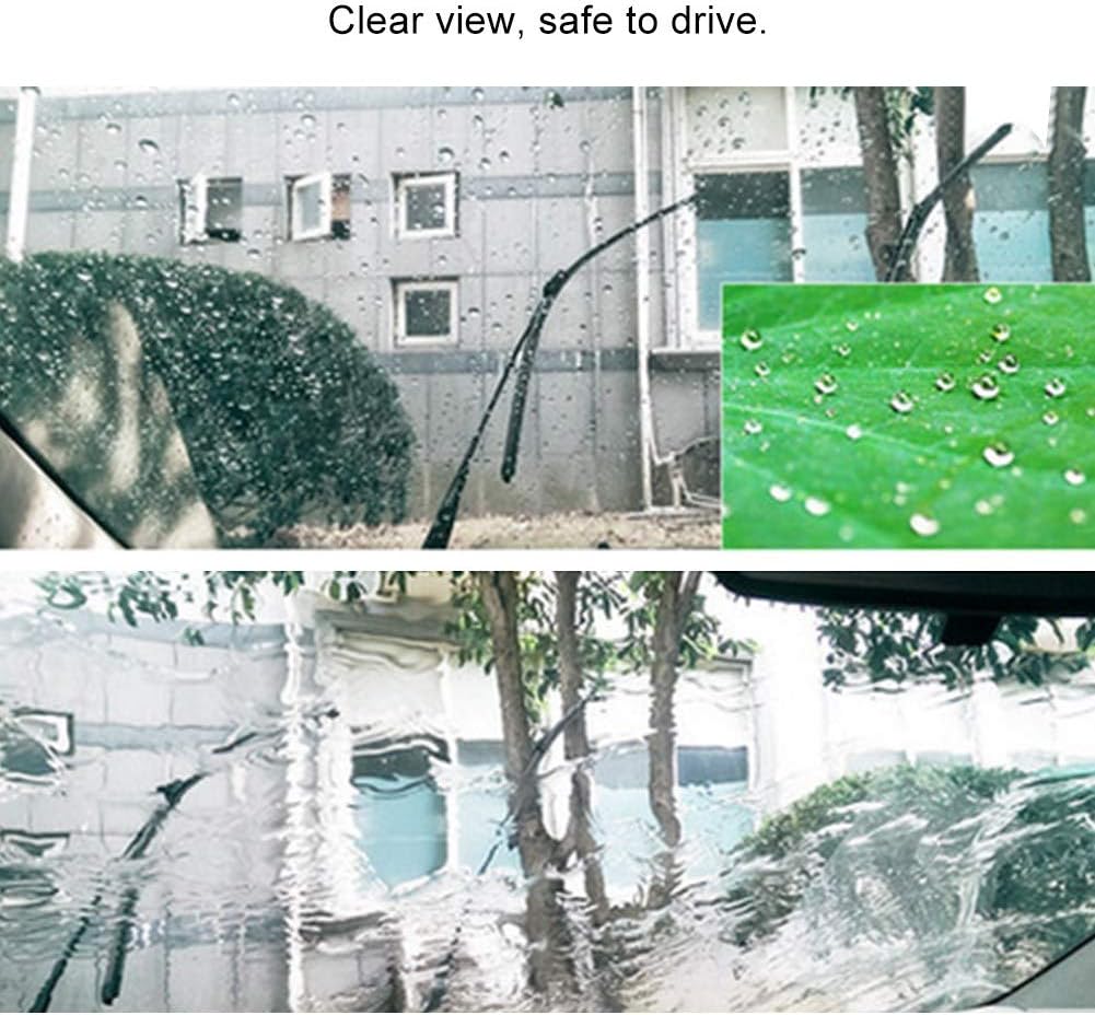 Qiilu Auto hinten Fenster Windschutzscheibe Windschutzscheibe Wischerarm + Klinge für Vauxhall Opel