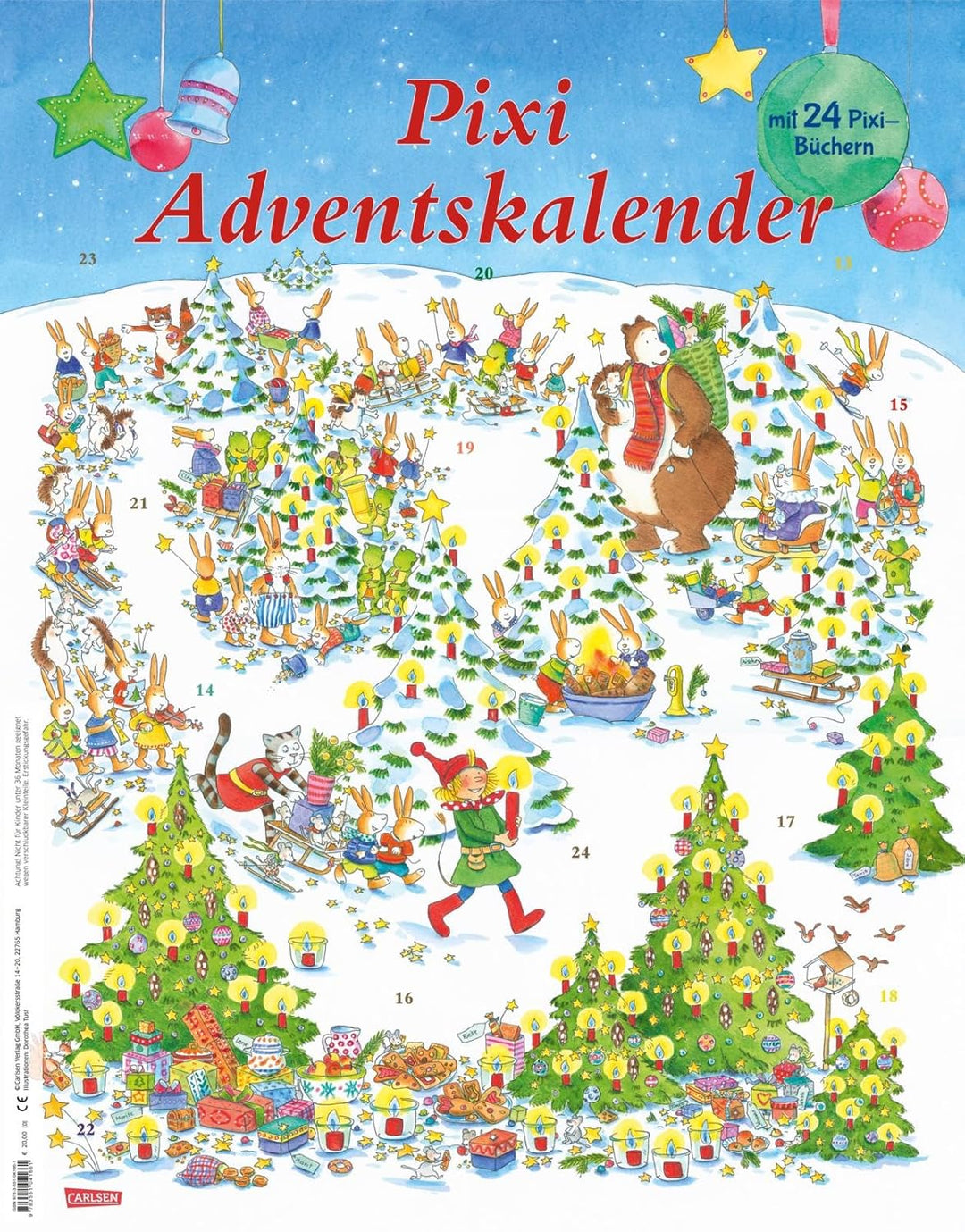 Pixi Adventskalender 2024: Mit 24 Pixi-Büchern, Taschenbuch