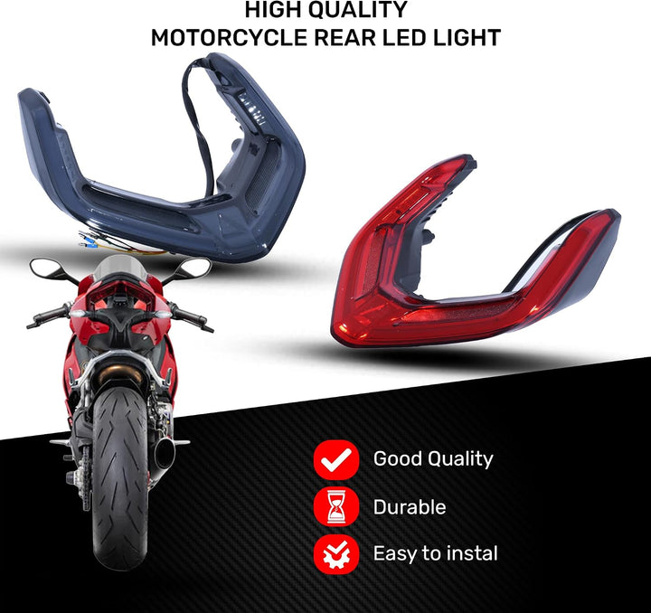 aVDB-moto LED Bremslicht kompatibel mit DUCATI PANIGALE V4, S, SP, R 2018-2021, PANIGALE V2 1H 2020-