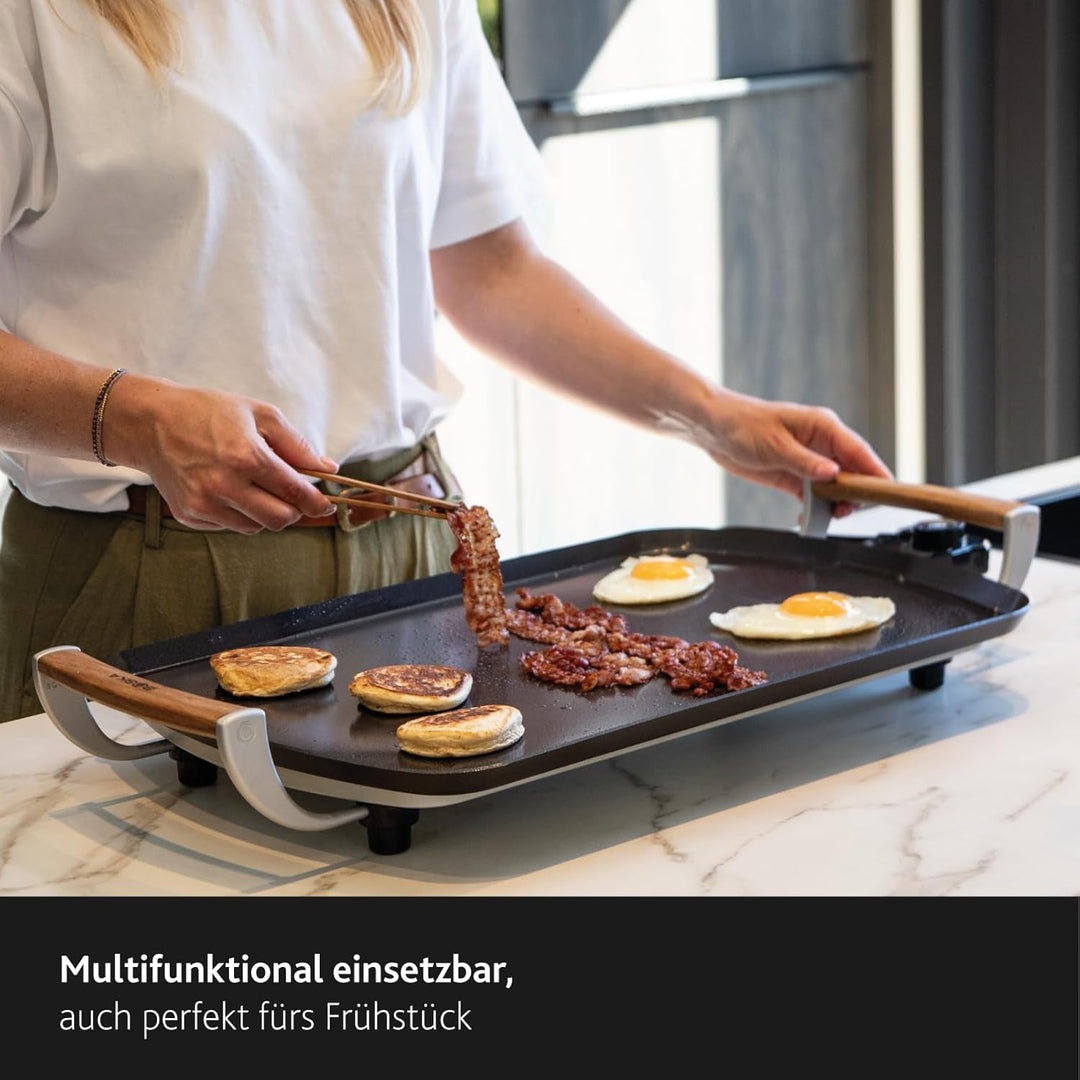 Boska Elektrische Grillplatte Pro – Tischgrills - Teppanyaki-Platte 35x56 cm – PFAS-freie Keramikbes