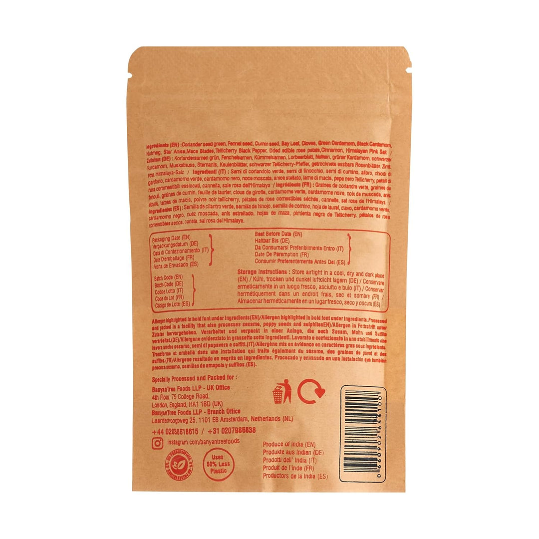 BanyanTree Foods Garam Masala Gewürzmischung 100g ~ Ganz natürlich | indischer Herkunft