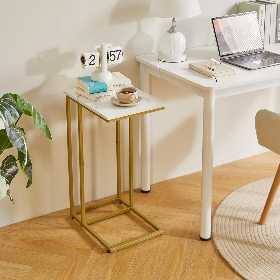 Aibiju 2 Stücke Beistelltische fürs Wohnzimmer, Betttisch Laptoptisch, Sofa Beistelltisch, Geeignet