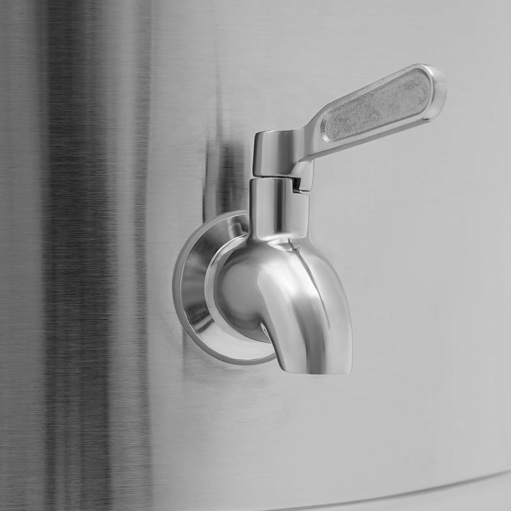 Silber Elektrischer Wachsschmelzofen, 15L Wachsschmelzer Temperaturbereich 30-110℃, für Kerzenherste