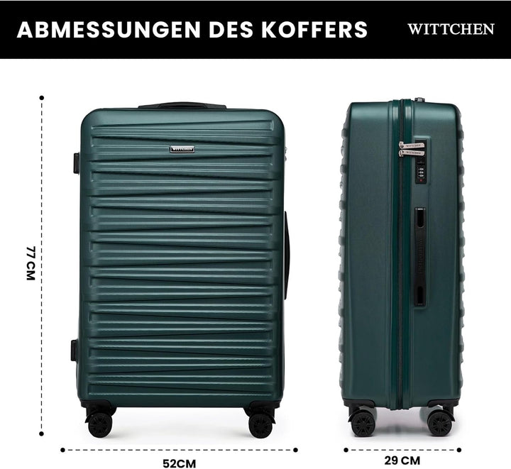 WITTCHEN Skyspeed Line Reisegepäck Grosser Koffer Hartschalenkoffer ABS Gross Rollkoffer Trolley Che