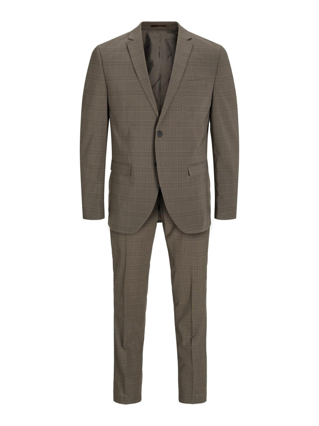 JACK & JONES Herren Jprfranco Check Suit Sn Anzug 46 Falcon/Checks:super Slim Fit, 46 Falcon/Checks: