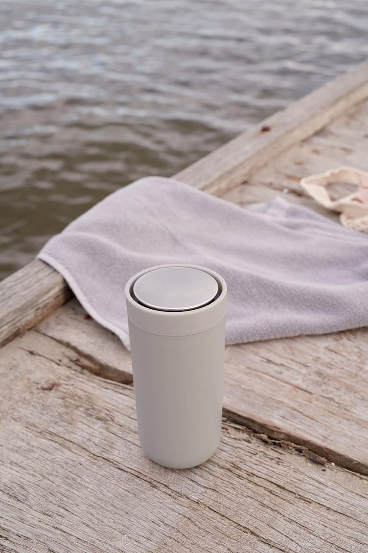 Stelton To-Go Click - Thermobecher, doppelwandige Isolierflasche - Rostfreier, auslaufsicherer Kaffe