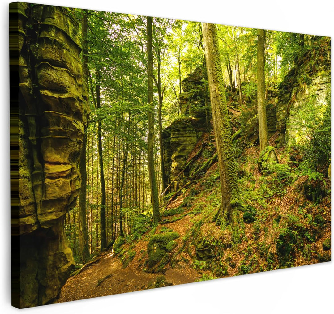 MuchoWow© Bilder Gross 120x80 cm XXL Wohnzimmer Deko Modern Wandbild Foto auf Leinwand Bild Schlafzi