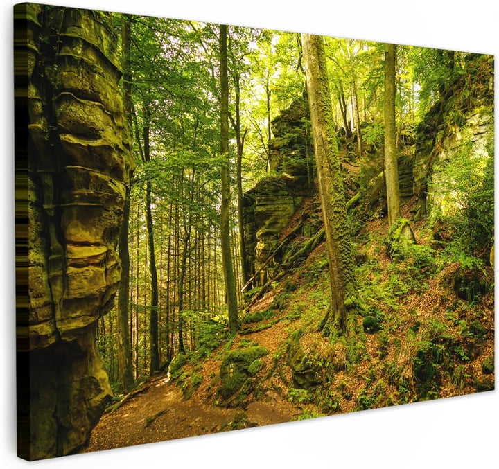 MuchoWow© Bilder Gross 120x80 cm XXL Wohnzimmer Deko Modern Wandbild Foto auf Leinwand Bild Schlafzi