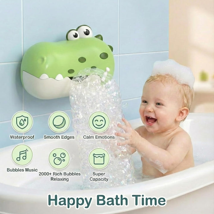 Badewannenspielzeug ab 1 2 3 4 5 Jahre, Badespielzeug Baby mit Musik, Badespielzeug Bubble, Dinosaur