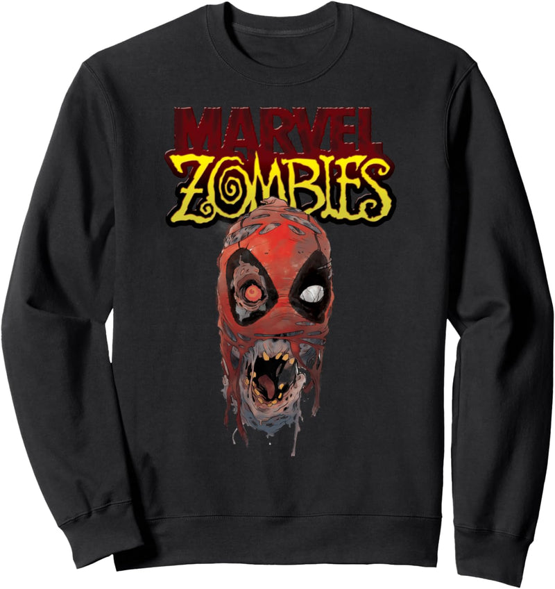 Marvel Zombies Deadpool Zombie Head Sweatshirt