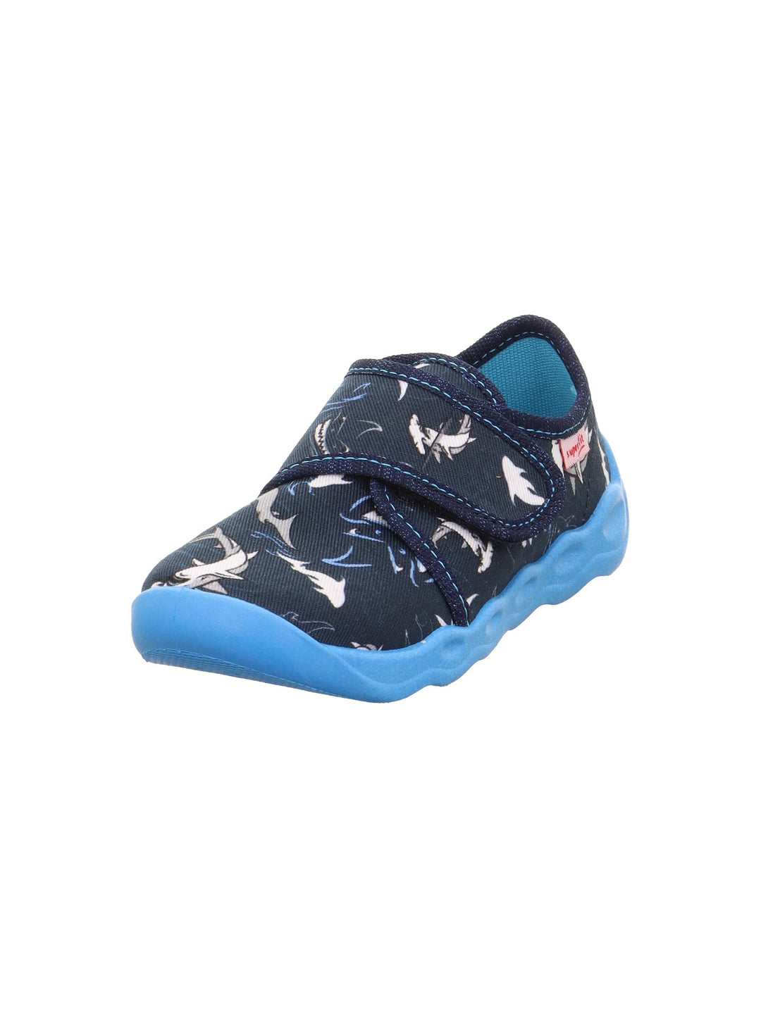 Superfit Jungen Bubble Hausschuh 23 EU Blau Mehrfarbig 8030, 23 EU Blau Mehrfarbig 8030