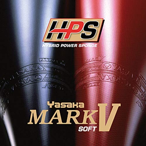 Yasaka Belag Mark V HPS Soft Farbe 2,3 mm, rot, Grösse 2,3 mm, rot