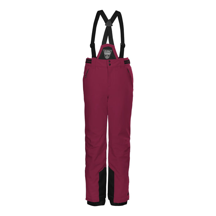 Killtec Mädchen Skihose/Funktionshose mit abzippbarem Latz, Schneefang und Kantenschutz Ksw 77 Grls