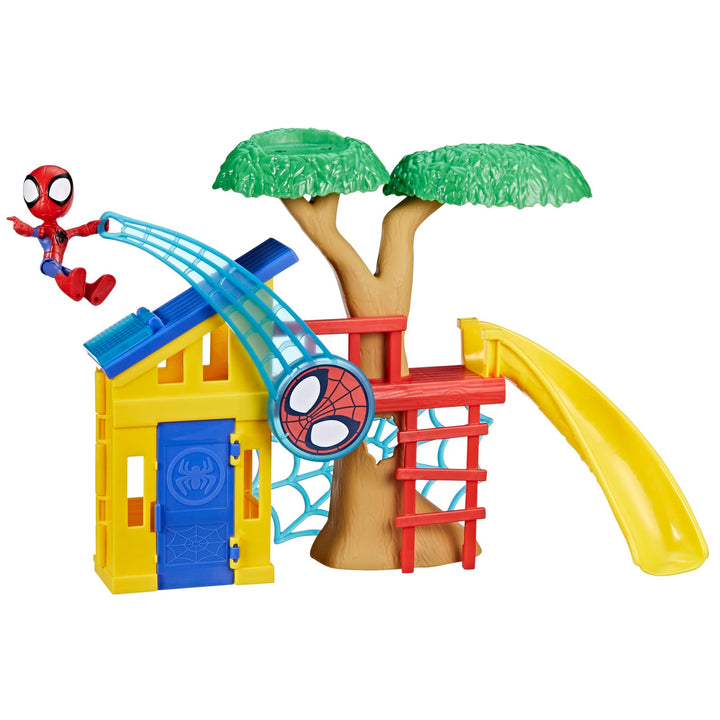 HASBRO Marvel Spidey und Seine Super-Freunde Spideys Spielplatz Spielset mit Spidey Action-Figur, Sp