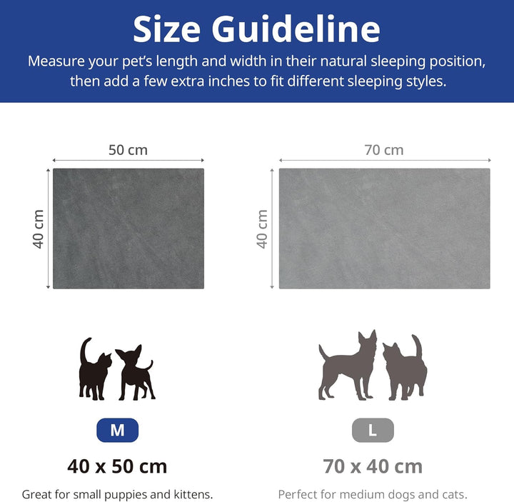 Heizdecke Katze Outdoor, weiches Heizdecke Hund mit Schlauchwickel Kabel, Heizmatte für Katzen und H