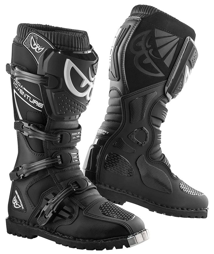 Berik Terrain Adventure Enduro/MX Stiefel, schwarz, 41 41 EU Schwarz, 41 EU Schwarz