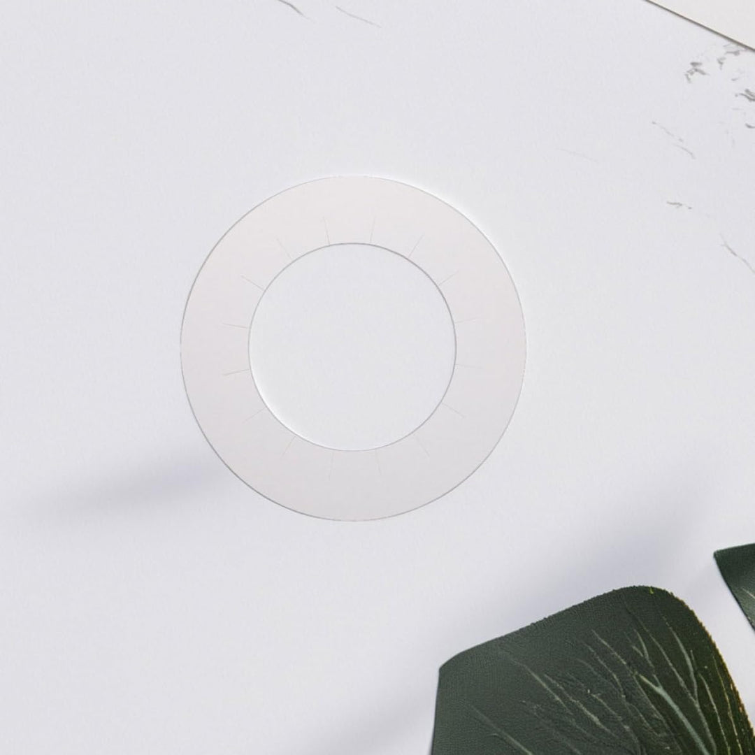 UPKOCH 50 Stück Wachswärmer Runde Schutzringe Papierringe Universelle aus Beschichtetem Papier für W
