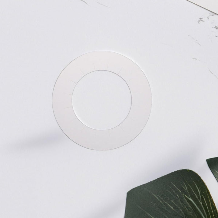 UPKOCH 50 Stück Wachswärmer Runde Schutzringe Papierringe Universelle aus Beschichtetem Papier für W