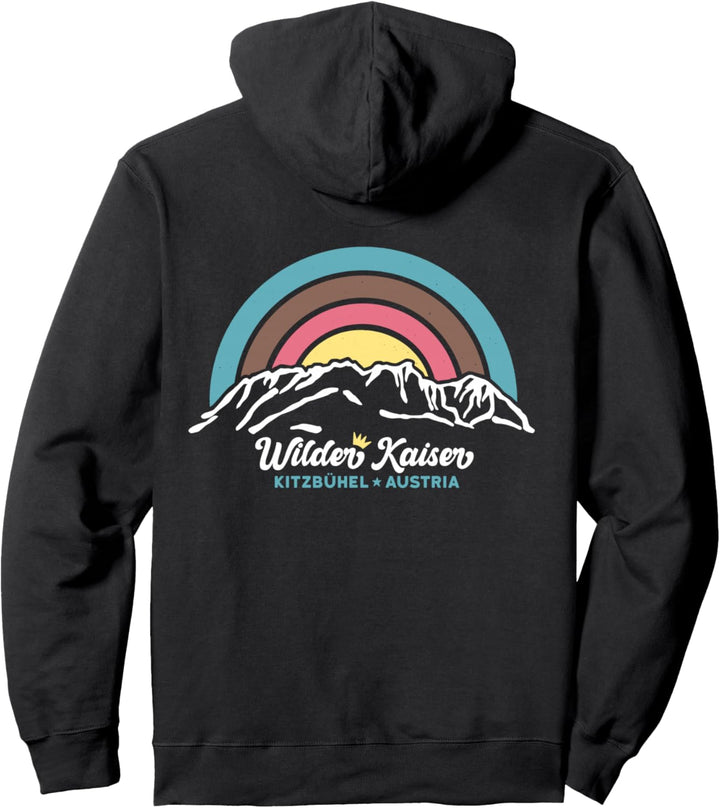 Wilder Kaiser Tirol Österreich Kitzbühel Wandern Souvenir Pullover Hoodie