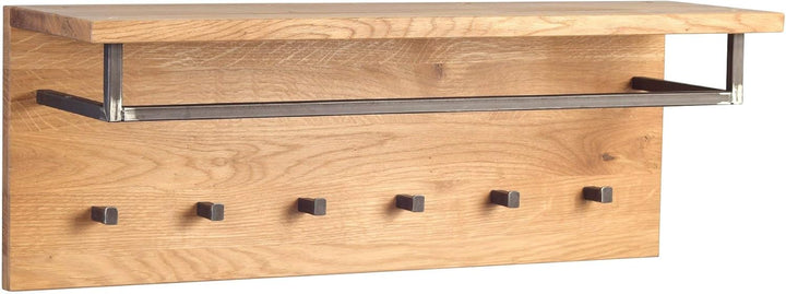 M2 Kollektion 831522 Bolton Garderobe, Holz, wildeiche, 80 x 30 x 26 cm
