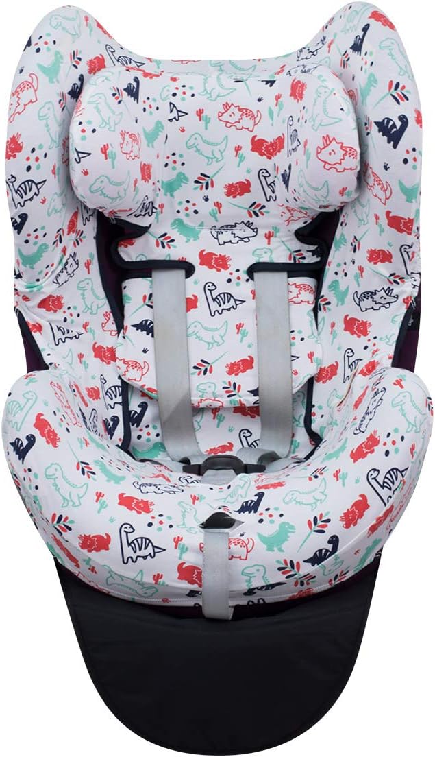 JYOKO KIDS Bezug kompatibel mit Cybex Sirona, Q I Size (DINO PARTY, SIRONA)