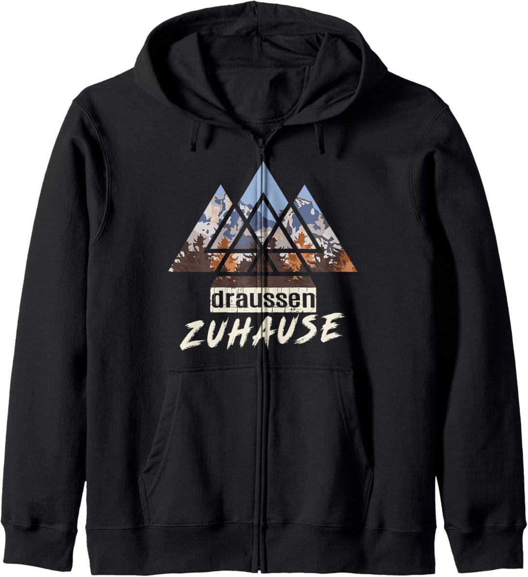 Draussen Zuhause - für Männer und Frauen Kapuzenjacke