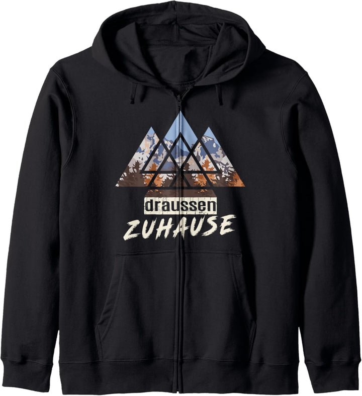 Draussen Zuhause - für Männer und Frauen Kapuzenjacke
