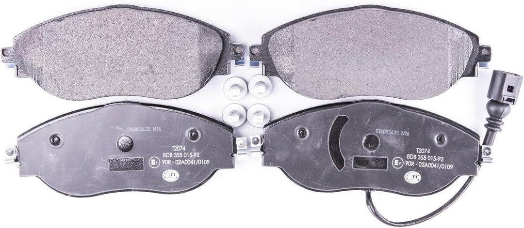 HELLA PAGID 8DB 355 015-921 Bremsbelagsatz - T2074 - Dicke/Stärke: 20mm - Bremssystem: TRW - mit int
