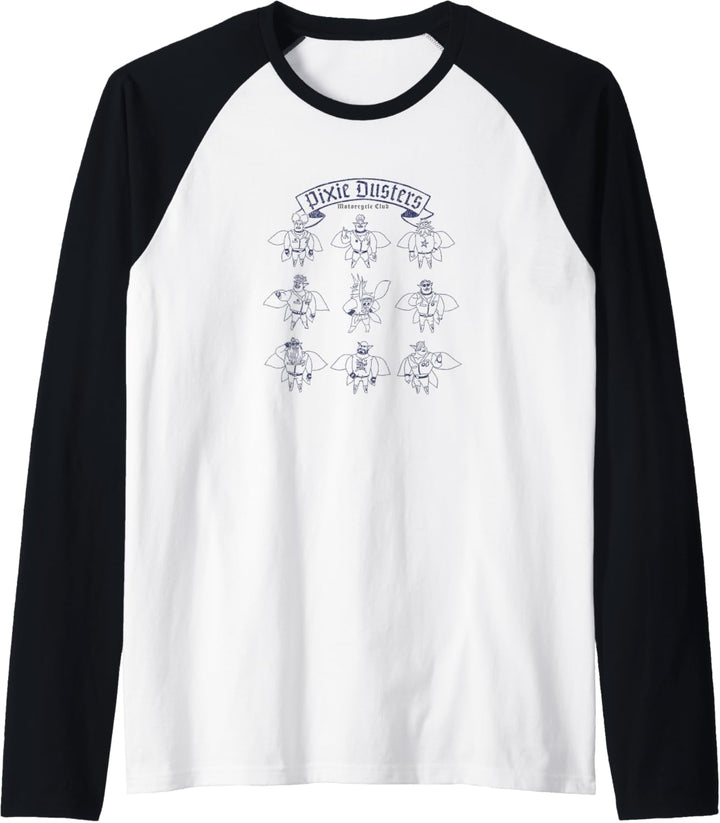 Disney Pixar Onward Pixie Dusters Motorrad Club Raglan