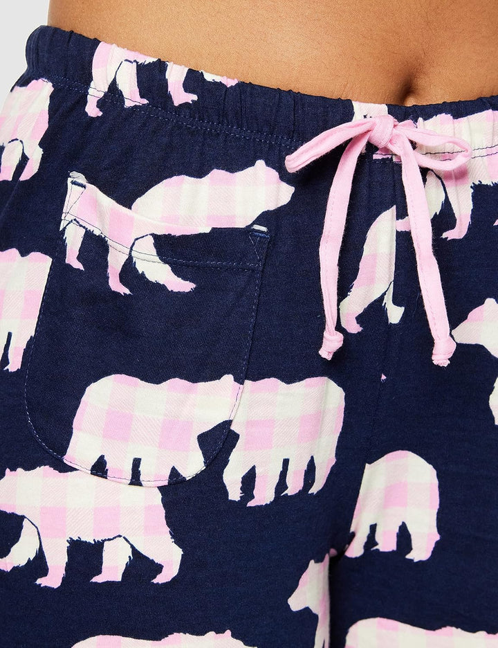 Hatley Damen Pyjamahose 42 Mama Bear Jersey, 42 Mama Bear Jersey