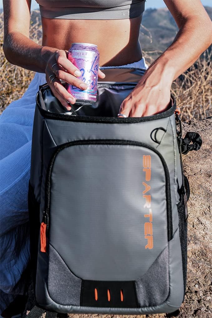 Rucksack-Kühler, isoliert, auslaufsicher, 33/49 Dosen, wasserdicht, leicht, isoliert, Eistruhe, trag