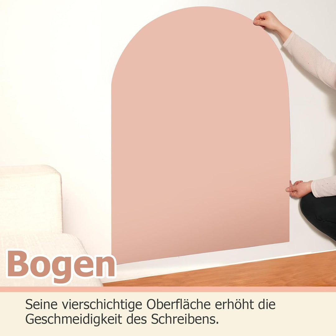 Magnettafel Kinder Selbstklebend : Magnetwand Kinderzimmer 80×100 cm Bogen - Kamelrosa Kamelrosa 80*