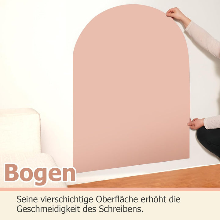 Magnettafel Kinder Selbstklebend : Magnetwand Kinderzimmer 80×100 cm Bogen - Kamelrosa Kamelrosa 80*